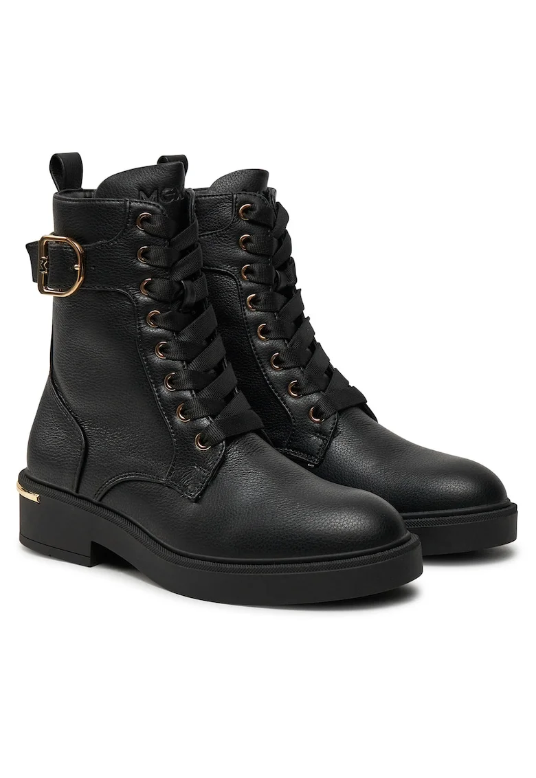 Ghete dama  piele ecologica, negru, CEO-MI001713543W
