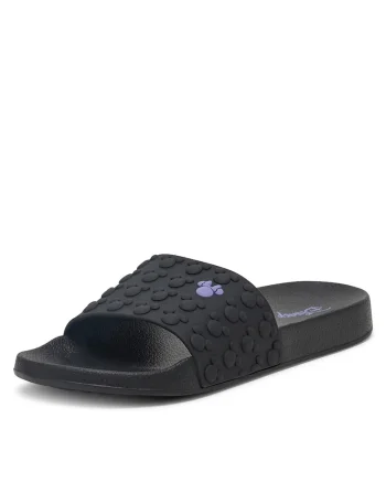Papuci fete CEO-AW25-341DCLS,  Textil, Negru