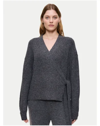 Cardigan dama  gri, pulover elegant, material de calitate