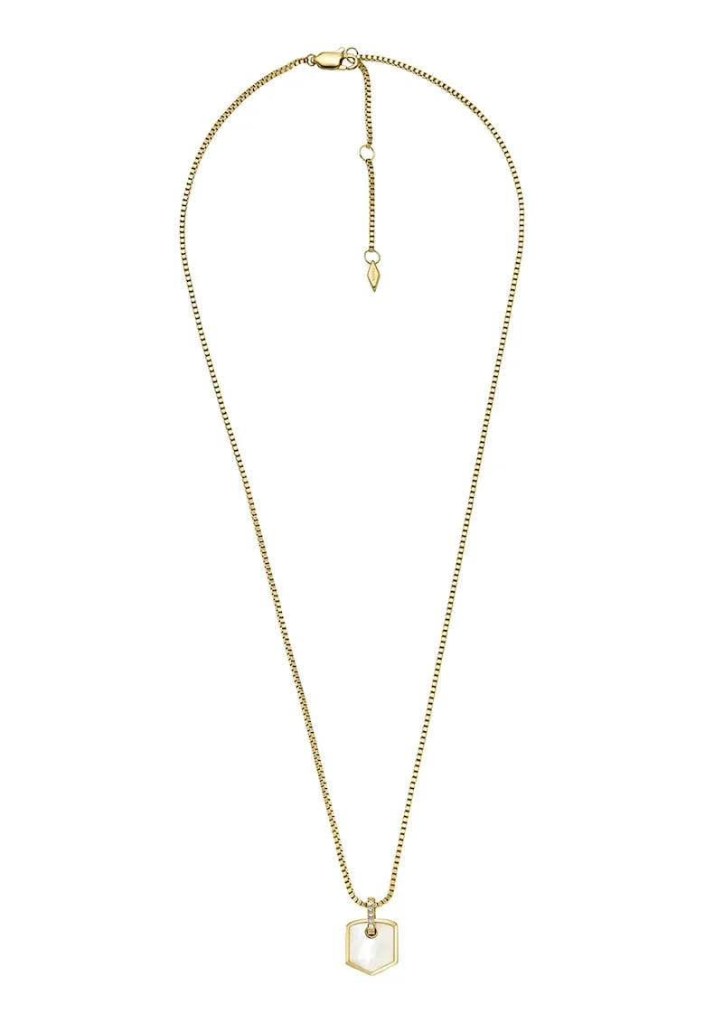 Colier cu pandantiv Mother of Pearl, Auriu