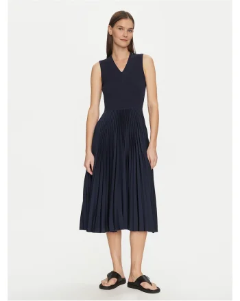 Rochie casual de dama  bleumarin, fabrica de calitate