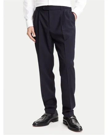Pantaloni barbati,  bleumarin, stil elegant