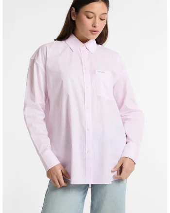 Camasa din bumbac cu model in dungi