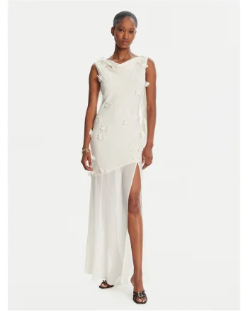 Rochie de seara,  ecru