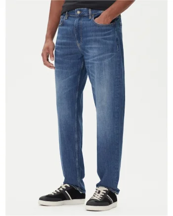 Blugi barbati  albastru inchis, denim