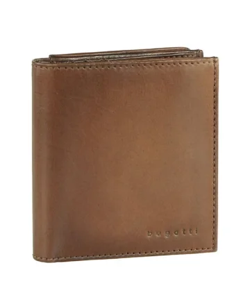 Portofel din piele,  Protectie RFID, Maro deschis