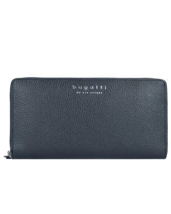 Portofel din piele naturala Linda 18CC,  Negru
