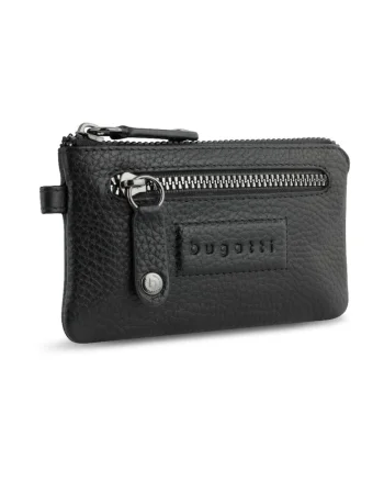 Portchei femei,  piele naturala, 49462, Negru
