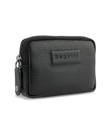 Portchei femei,  piele naturala, 494621, Negru
