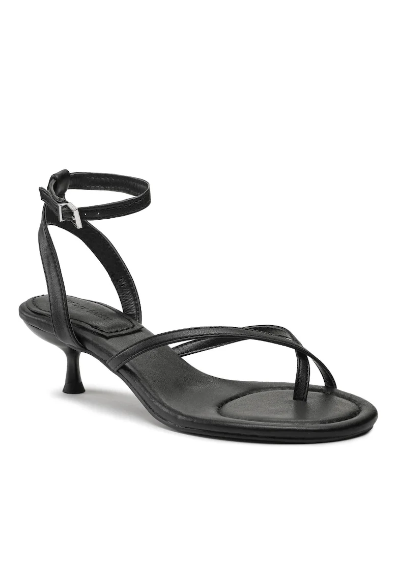 Sandale dama,  5904862744087, Piele ecologica, Negru