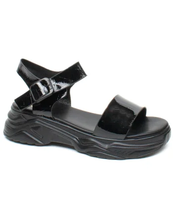 Sandale dama Q52390 negru, Negru