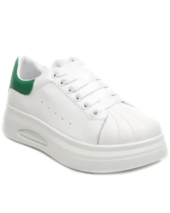 Sneakers dama T2653 WHITE/GREEN