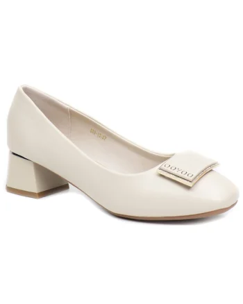 Pantofi dama 508 13 crem
