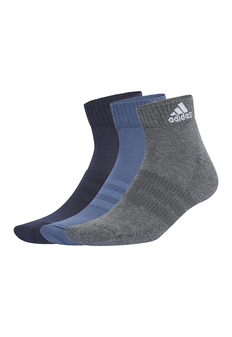 Set de sosete scurte unisex - 3 perechi, Albastru/Bleumarin