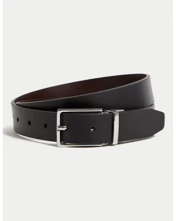 Curea reversibila de piele, Maro