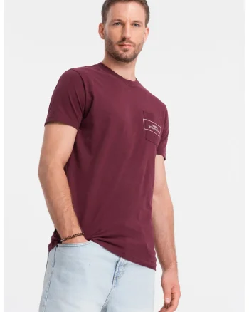 Tricou cu logo, Violet pruna