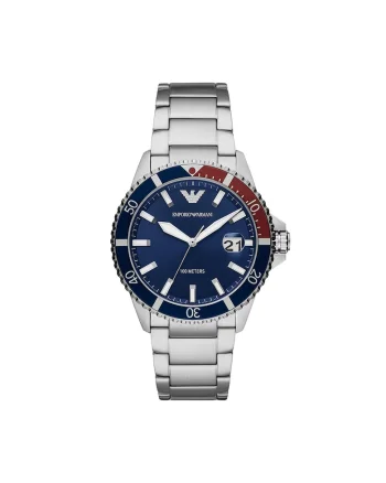 Ceas quartz analog, Argintiu