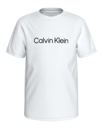 Tricou cu imprimeu logo, Negru stins/Alb optic
