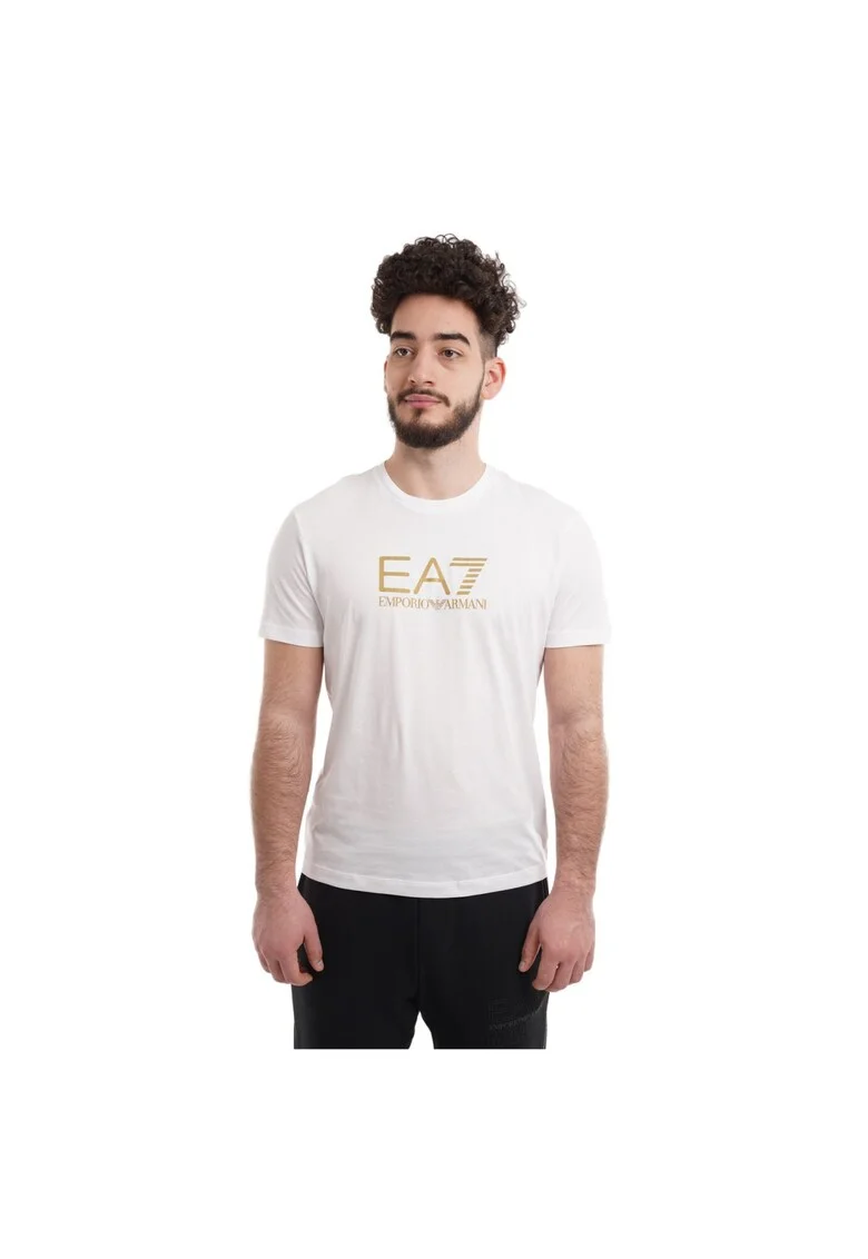 Tricou Emporio Armani  Train Gold Label M Tee SS Pima JS Big Logo 3DPT08PJM9Z01100
