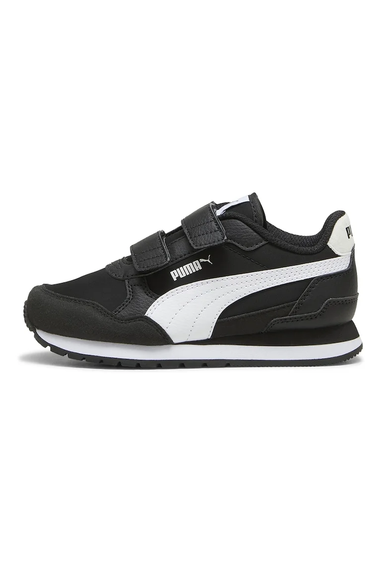 Pantofi sport ST Runner v4 NL cu inchidere velcro, Alb/Negru