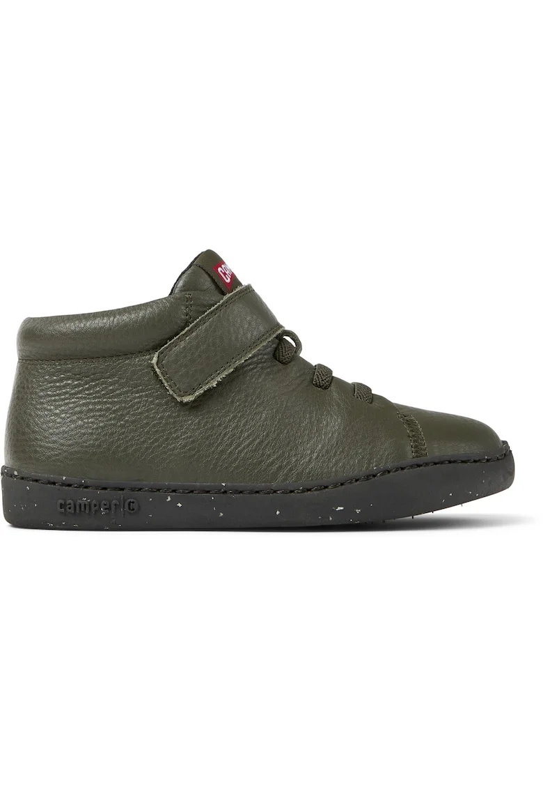 Pantofi din piele cu velcro Peu Touring 8523, Verde inchis