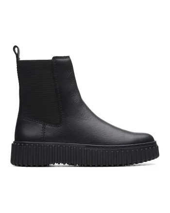 Ghete Chelsea de piele Torhill, Negru