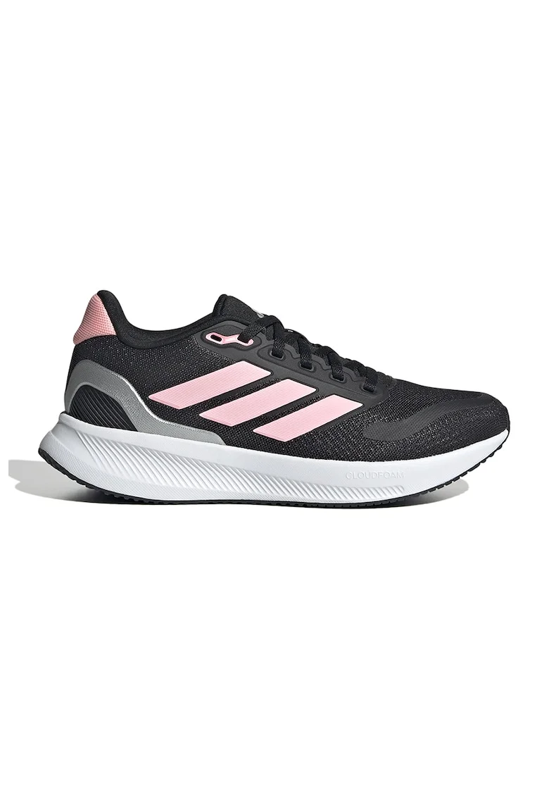 Pantofi sport Run Falcon 5 low-cut din plasa, Negru/Roz