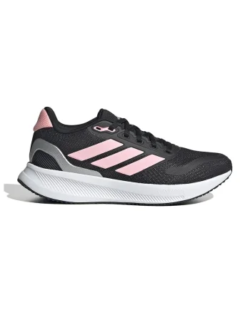 Pantofi sport Run Falcon 5 low-cut din plasa, Negru/Roz
