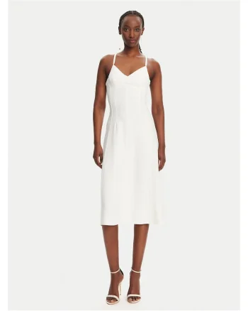 Rochie de cocktail dama  alb