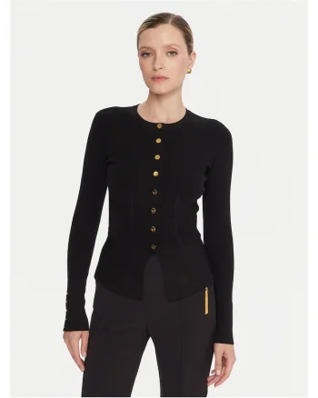 Cardigan dama  negru, pulover elegant