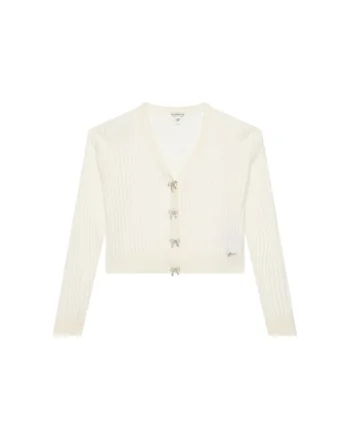 Cardigan copii  alb, fete