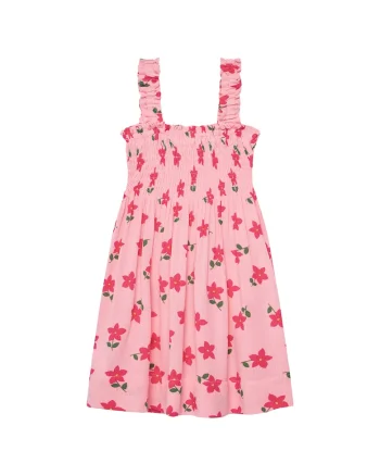 Rochie,  Pentru fete, Roz, Floral