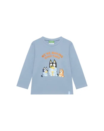Bluza copii,  culoarea albastru deschis