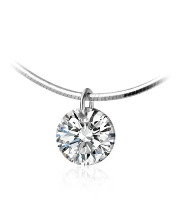 Chocher argint 925, JW564, placat cu rodiu