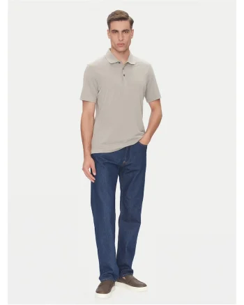 Tricou barbati  bej, bumbac, polo