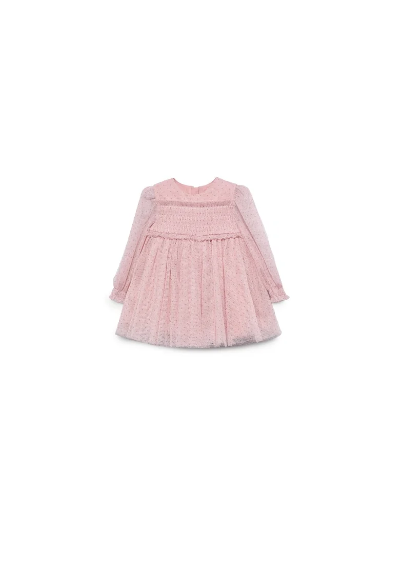 Rochie fete, Abel & Lula, eleganta, roz, buline,