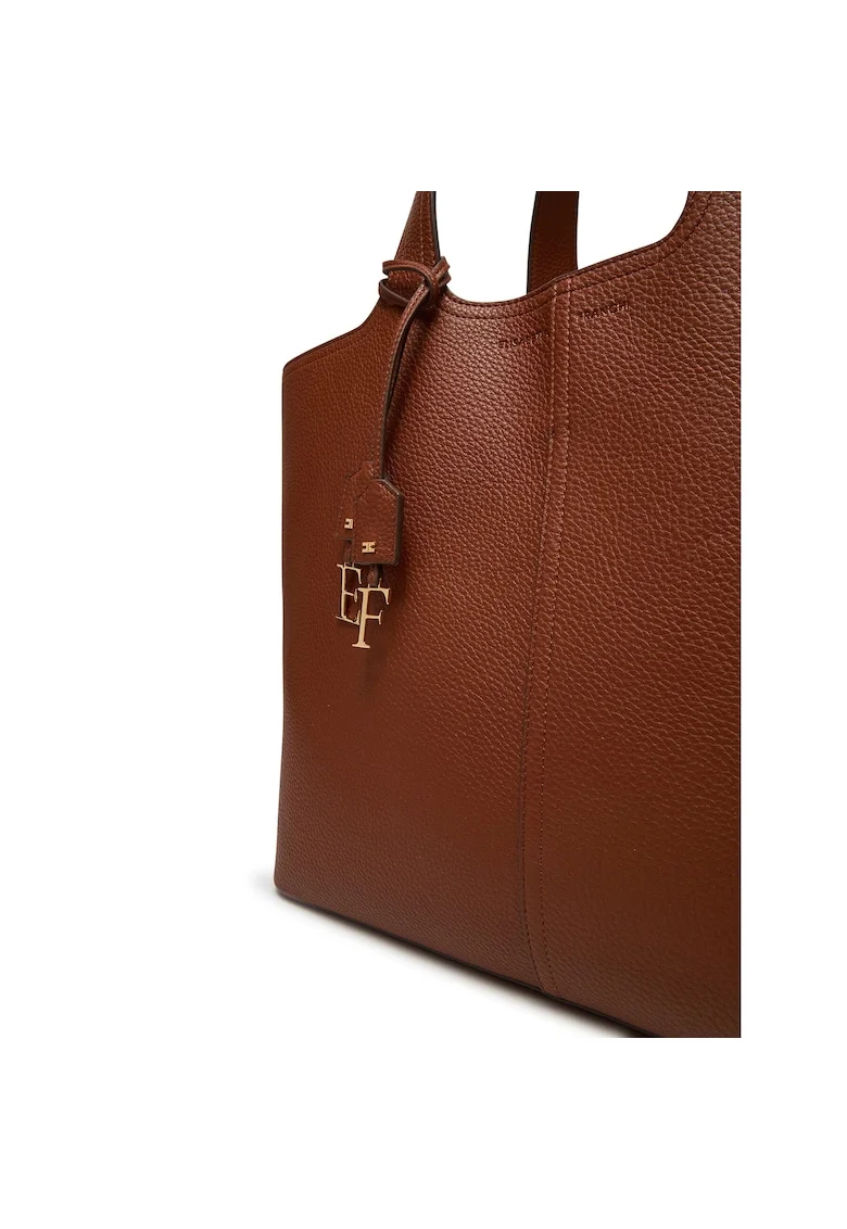Geanta dama  model Cognac 027, ecologica, culoare cognac.