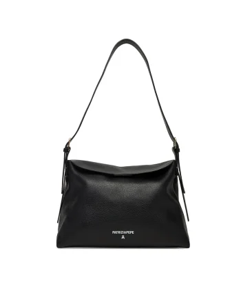 Geanta dama  model K103, culoare neagra, din piele naturala.