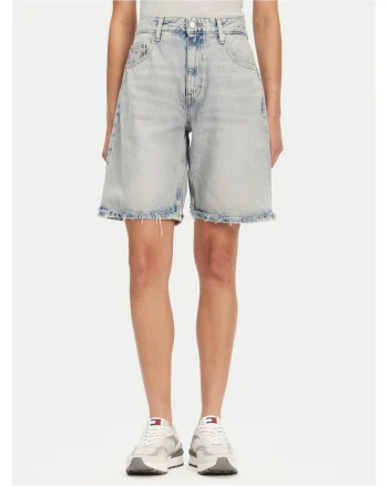 Pantaloni scurti din denim dama,  albastru deschis