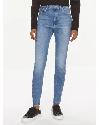 Blugi skinny de dama  albastru