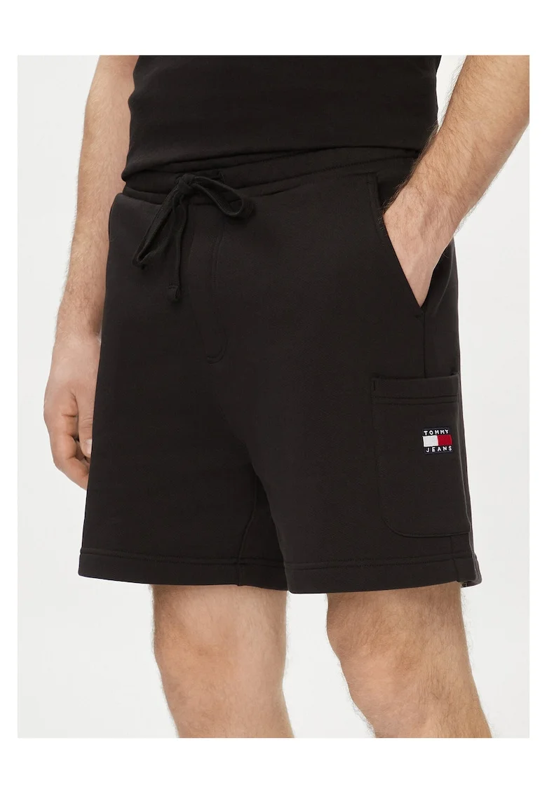 Pantaloni barbati,  sorturi sport, negru, fabricatie originala,