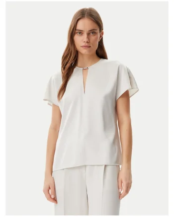 Bluza dama  gri, maneci scurte