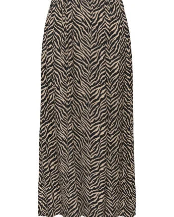 Fusta maxi dama  negru, maro, material usor