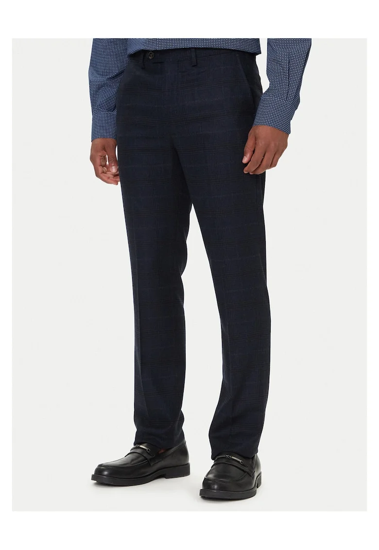Pantaloni barbati  culoare bleumarin, chino