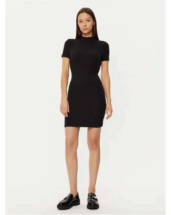 Rochie casual, dama  negru, fabrica usoara