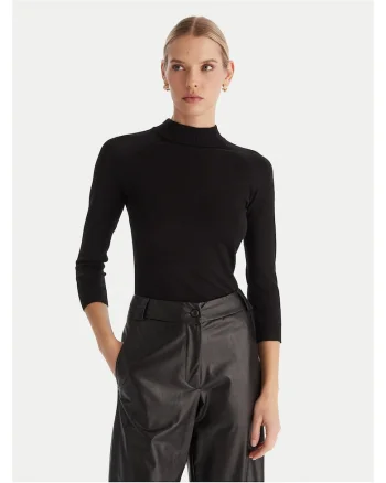 Bluza dama,  neagra, din material confortabil,