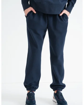 Pantaloni de trening cu croiala regular-fit si buzunare laterale, Albastru ultramarin