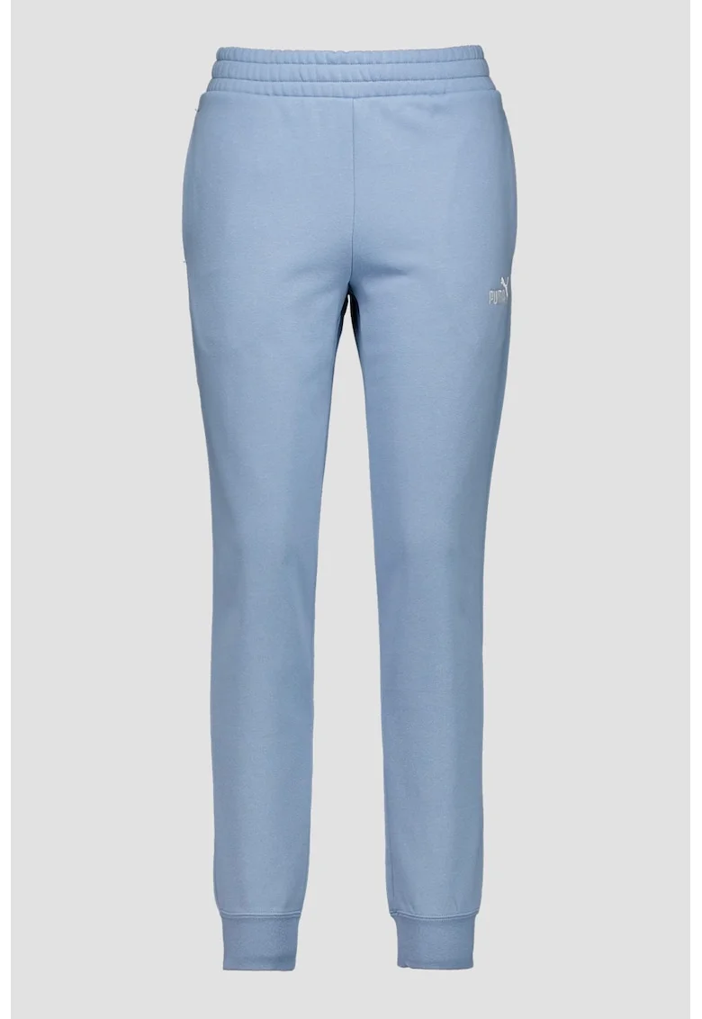 Pantaloni de trening regular-fit din amestec de bumbac cu snururi, Albastru lavanda