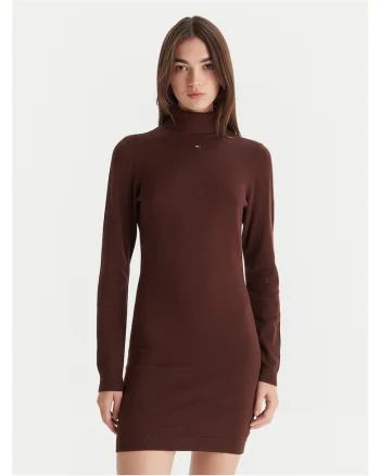 Rochie tricotata de dama  maro
