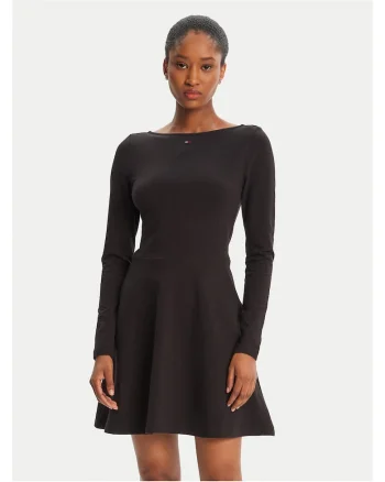 Rochie casual de dama  negru, mini